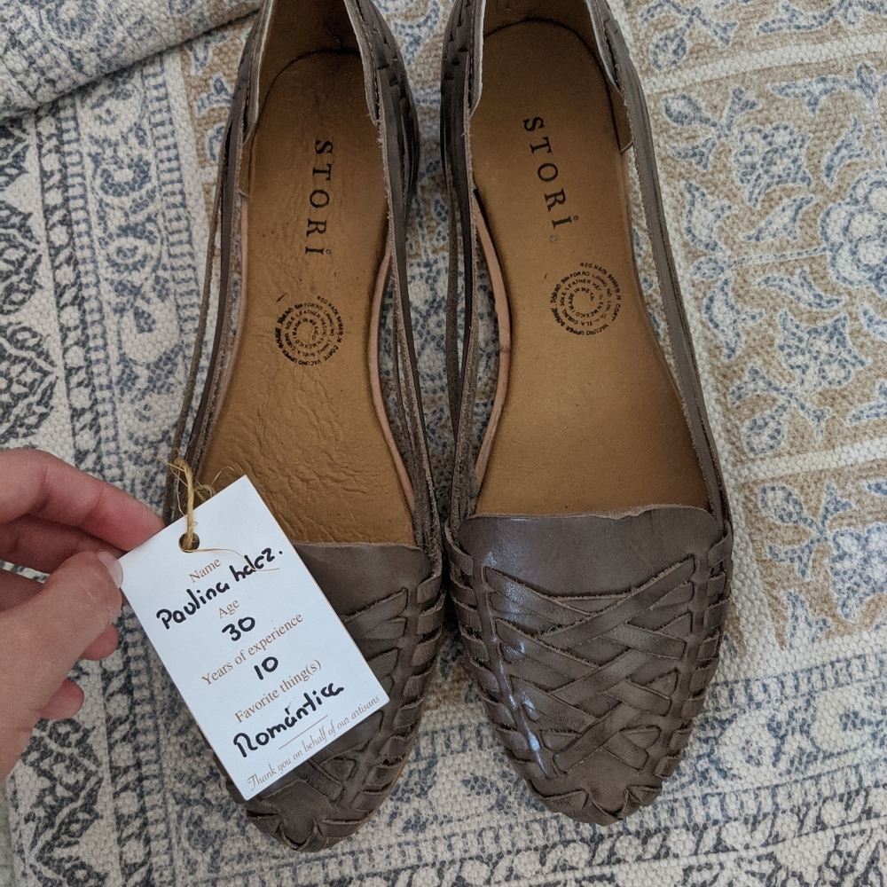 Handcrafted huarache sandals/flats